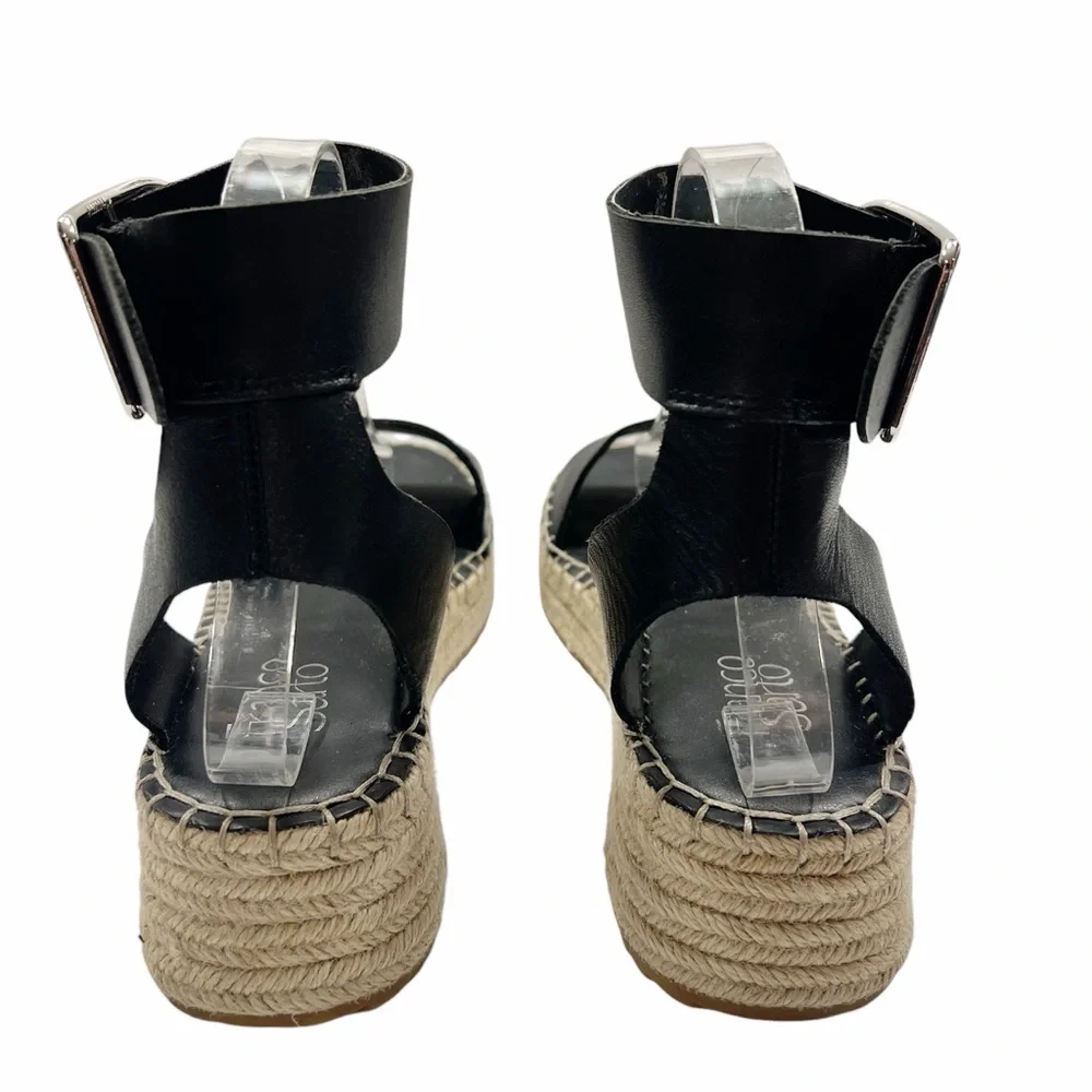 Franco Sarto Black Marona Sandals - Picture 4 of 5